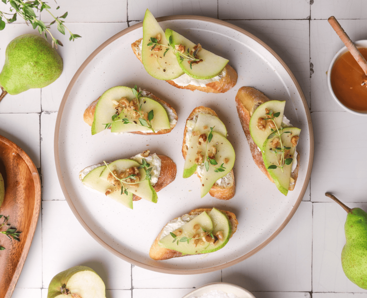 Pear Bruschetta